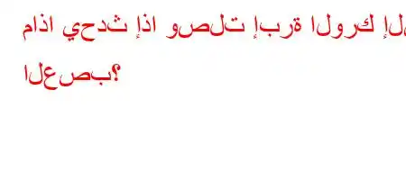 ماذا يحدث إذا وصلت إبرة الورك إلى العصب؟